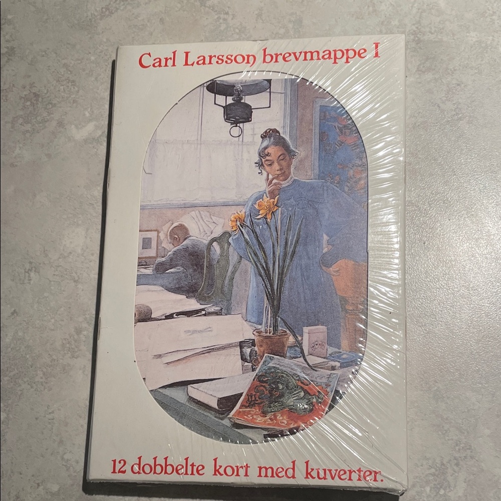 Carl Larsson Brevmappe I Illustrated Card Set